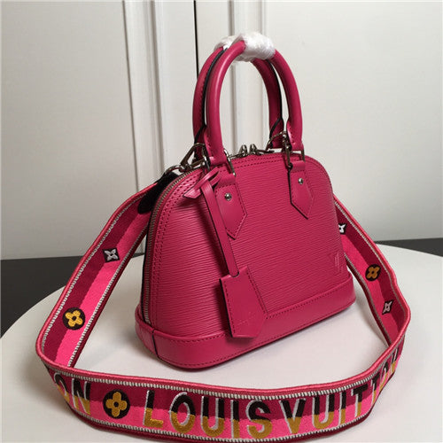 High Quality Luxury LV Alma BB Bag Pink alternate view