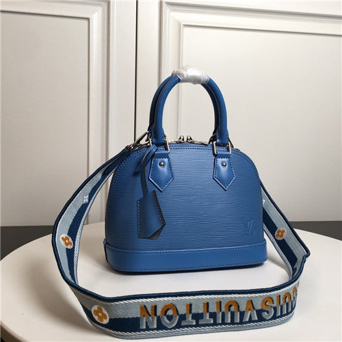 High Quality Luxury LV Alma BB Bag Blue