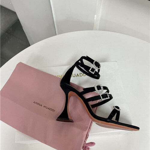 High Quality Luxury Amina Muaddi Awge Heels Sandals product detail