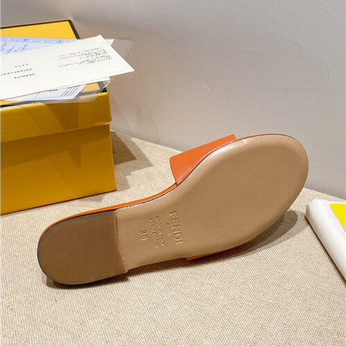 High Quality Luxury Fendi Flat Slippers – Style 23635 product detail