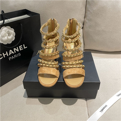 High Quality Luxury Chanel High Heel Sandals – Style 63910 alternate view