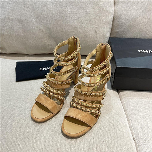 High Quality Luxury Chanel High Heel Sandals – Style 63910