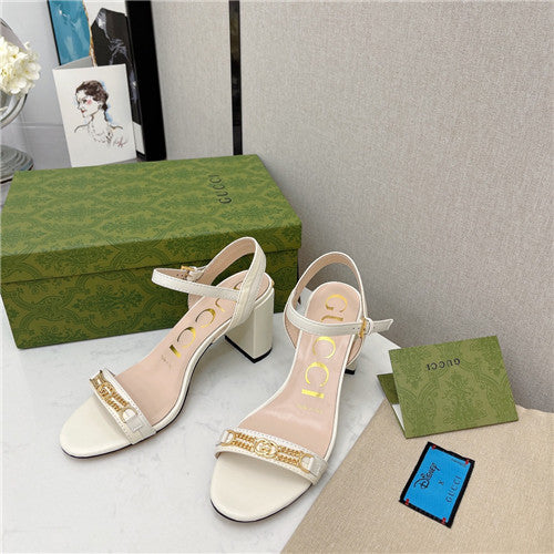 High Quality Luxury Gucci Block Heel Sandals – Style 29715