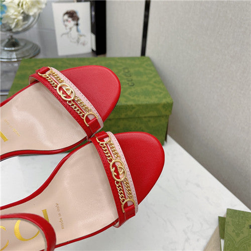 High Quality Luxury Gucci Block Heel Sandals – Style 98643 product detail