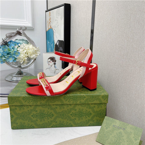 High Quality Luxury Gucci Block Heel Sandals – Style 98643 product detail