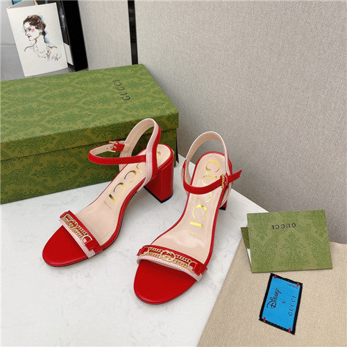 High Quality Luxury Gucci Block Heel Sandals – Style 98643
