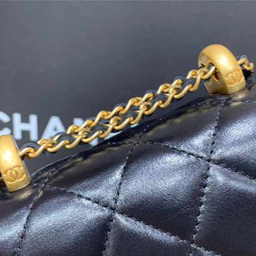 High Quality Luxury Chanel Gold Beads Mobile Phone Bag – Style 47718 product detail