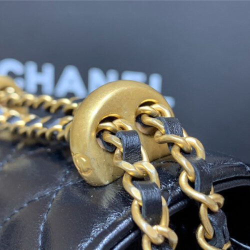 High Quality Luxury Chanel Gold Beads Mobile Phone Bag – Style 47718 product detail