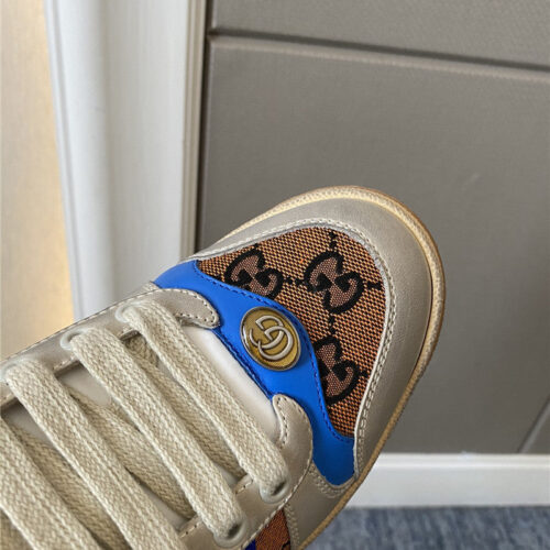 High Quality Luxury Gucci Screener Leather Sneaker Womens – Style 84115 product detail