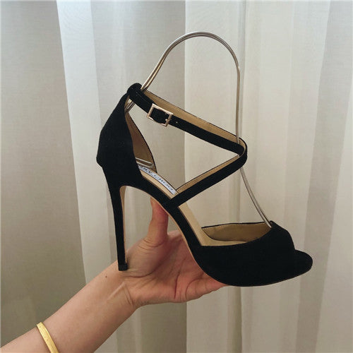 High Quality Luxury Jimmy Choo Pearl High Heels Sandals – Style 95447 product detail