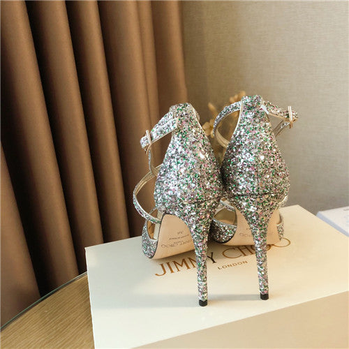 High Quality Luxury Jimmy Choo Pearl High Heels Sandals product detail