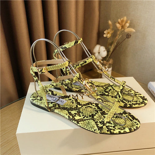 High Quality Luxury Jimmy Choo Flat Sandals – Style 74999
