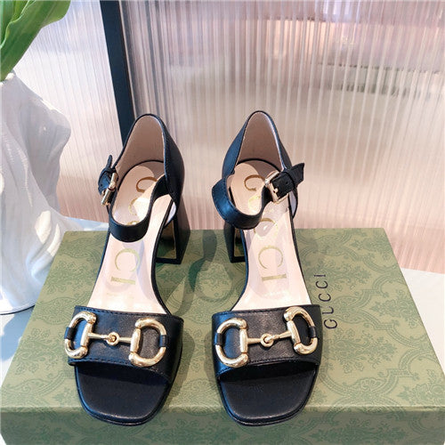 High Quality Luxury Gucci Horsebit Block Sandals – Style 42643 product detail