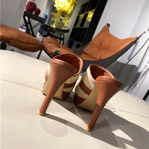 High Quality Luxury LV High Heel Slippers Womens – Style 97027 product detail