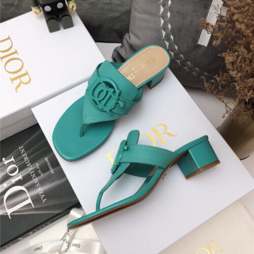 High Quality Luxury Dior Cd Logo Flat Thong Sandals – Style 84774 alternate view