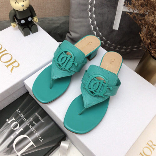 High Quality Luxury Dior Cd Logo Flat Thong Sandals – Style 84774