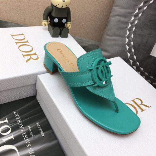 High Quality Luxury Dior Cd Logo Flat Thong Sandals – Style 84774 product detail