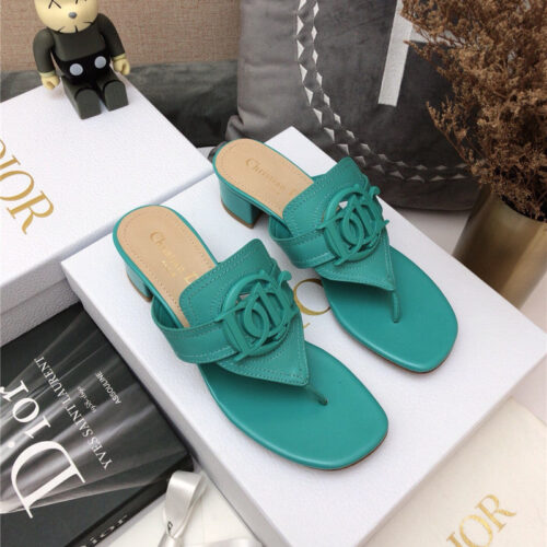 High Quality Luxury Dior Cd Logo Flat Thong Sandals – Style 84774 product detail