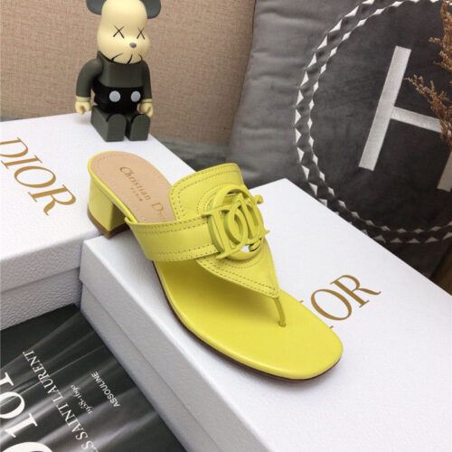 High Quality Luxury Dior Cd Logo Flat Thong Sandals – Style 71206 product detail