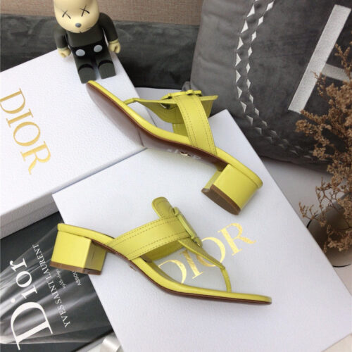 High Quality Luxury Dior Cd Logo Flat Thong Sandals – Style 71206 product detail