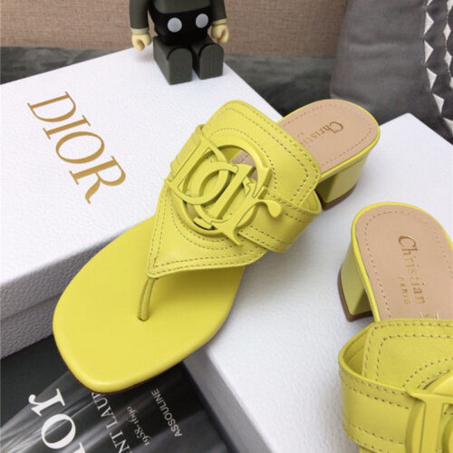 High Quality Luxury Dior Cd Logo Flat Thong Sandals – Style 71206 product detail