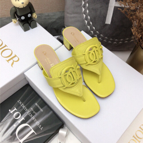 High Quality Luxury Dior Cd Logo Flat Thong Sandals – Style 71206