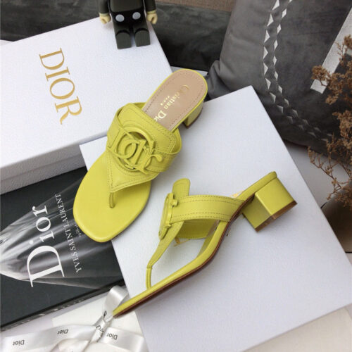 High Quality Luxury Dior Cd Logo Flat Thong Sandals – Style 71206 product detail