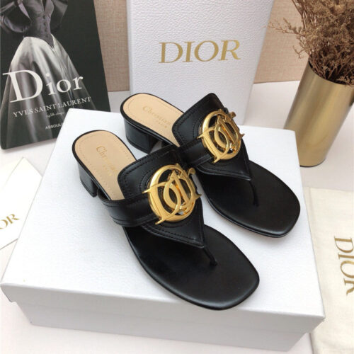 High Quality Luxury Dior Cd Logo Flat Thong Sandals – Style 93798