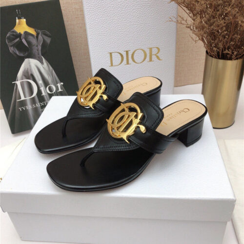 High Quality Luxury Dior Cd Logo Flat Thong Sandals – Style 93798 alternate view