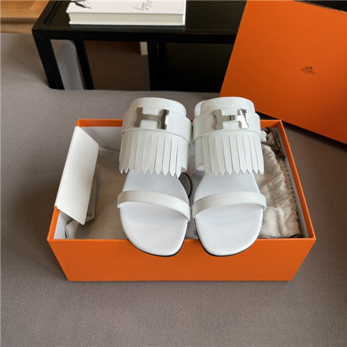 High Quality Luxury Hermes H Flat Slippers – Style 53475 alternate view