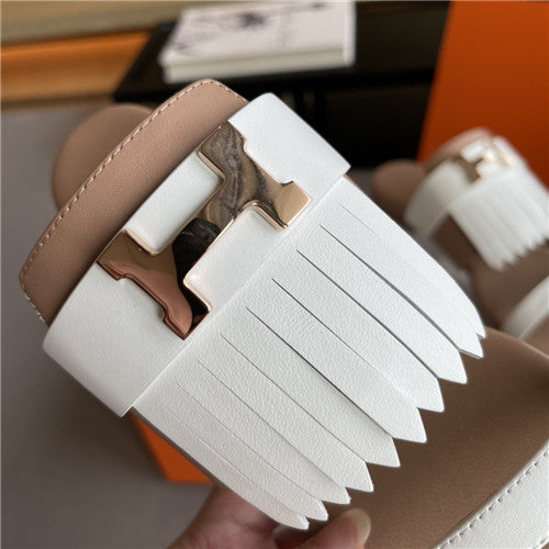 High Quality Luxury Hermes H Flat Slippers – Style 19011 product detail