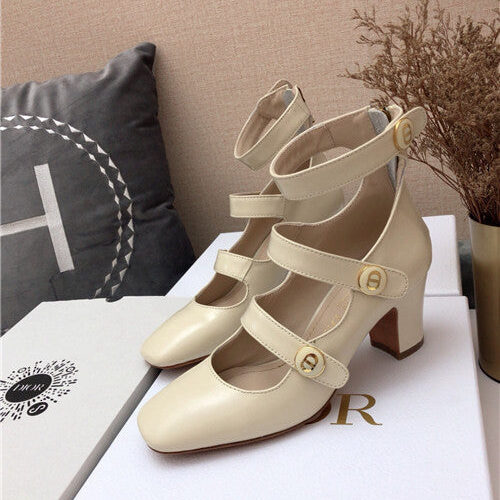 High Quality Luxury Dior Zipper High Heels