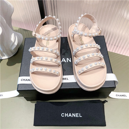 High Quality Luxury Chanel Pearl Sandals – Style 28262 alternate view