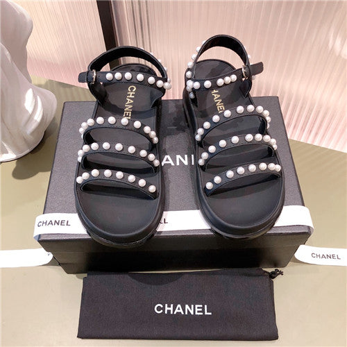 High Quality Luxury Chanel Pearl Sandals – Style 59334 alternate view