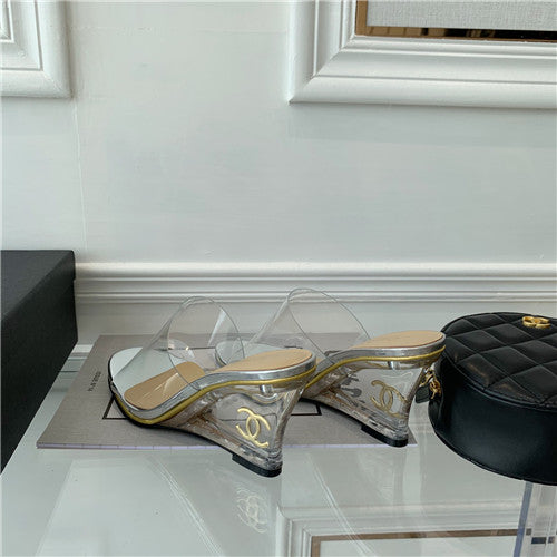 High Quality Luxury Chanel New Wedge Heel Sandals – Style 44198 product detail