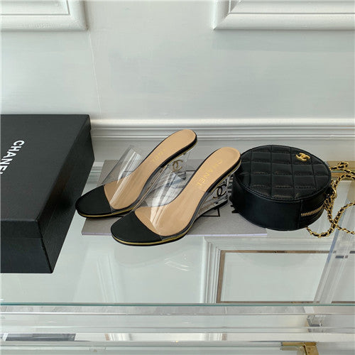 High Quality Luxury Chanel New Wedge Heel Sandals