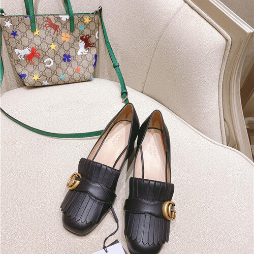 High Quality Luxury Gucci GG Block Sandals Womens – Style 21459 alternate view