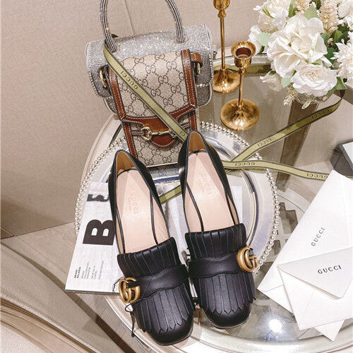 High Quality Luxury Gucci GG Block Sandals Womens – Style 21459 product detail