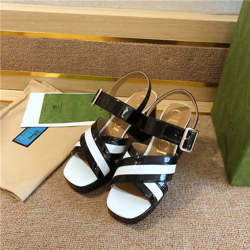High Quality Luxury Gucci Block Heel Sandals Women – Style 59635 alternate view
