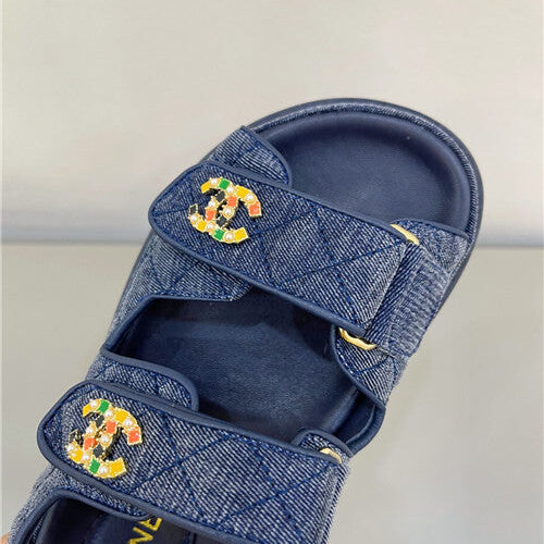 High Quality Luxury Chanel Matelasse Sandals – Style 23174 product detail