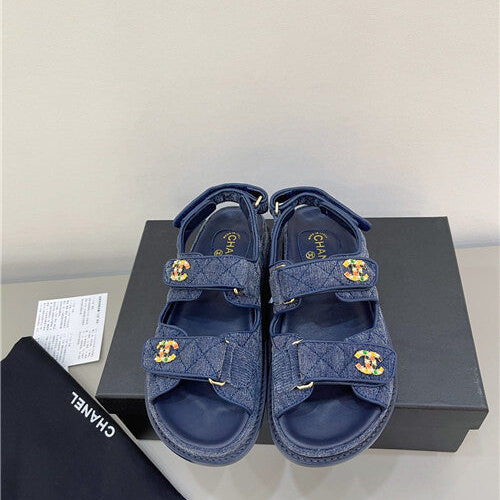 High Quality Luxury Chanel Matelasse Sandals – Style 23174 product detail