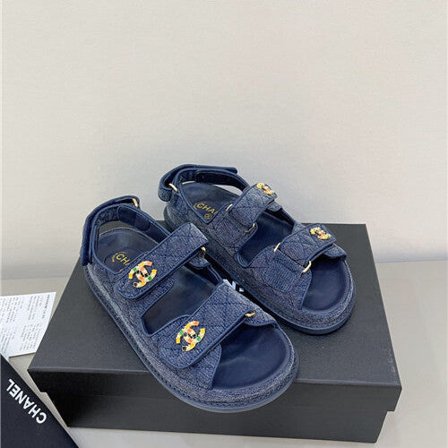 High Quality Luxury Chanel Matelasse Sandals – Style 23174