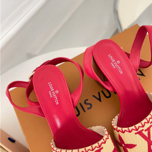 High Quality Luxury LV Chunky Heel Sandals – Style 83043 product detail