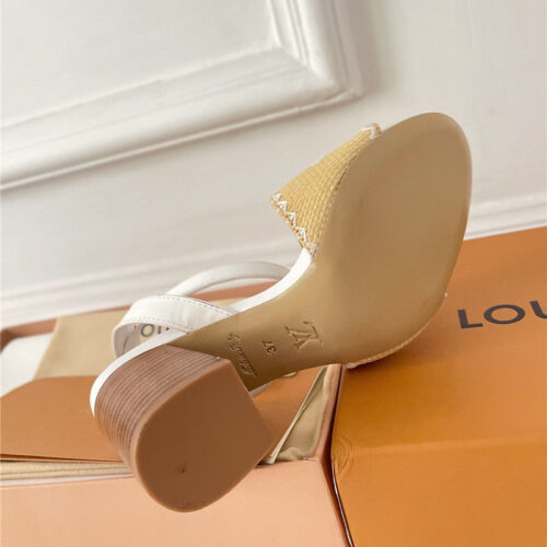 High Quality Luxury Louis Vuitton Chunky Heel Sandals – Style 33283 product detail