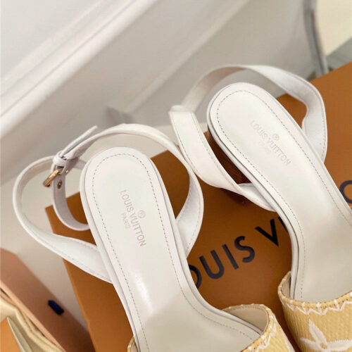 High Quality Luxury Louis Vuitton Chunky Heel Sandals – Style 33283 product detail