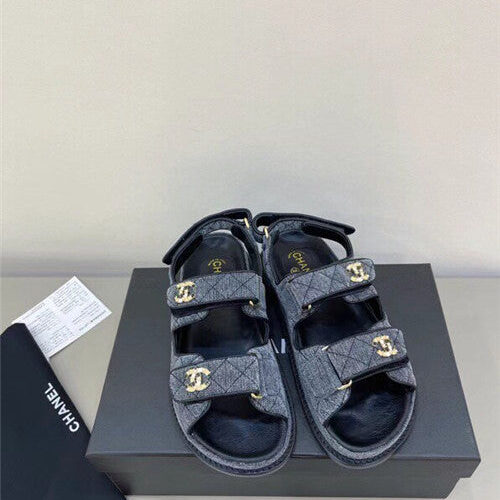 High Quality Luxury Chanel Matelasse Sandals