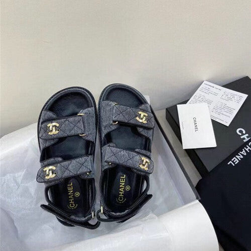 High Quality Luxury Chanel Matelasse Sandals alternate view