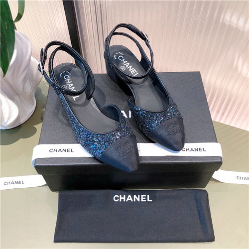 High Quality Luxury Chanel Low Heel Sandals – Style 97862 alternate view