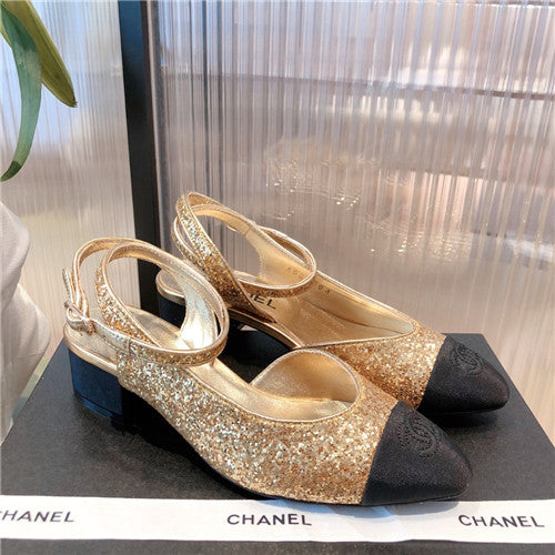 High Quality Luxury Chanel Low Heel Sandals
