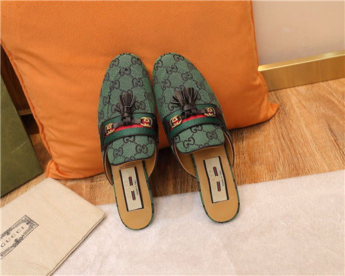 High Quality Luxury Gucci Peyton GG Slippers – Style 39603 product detail